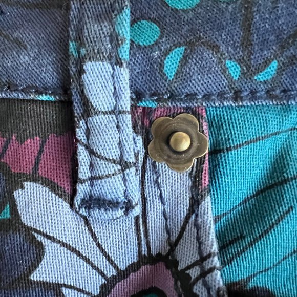 Modcloth Floral Skinny Jeans, ankle length, small - Picture 7 of 14